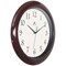 Infinity Instruments Mahogany-Look 13in Round Wall Clock 20345MH-4573 - alternate 7